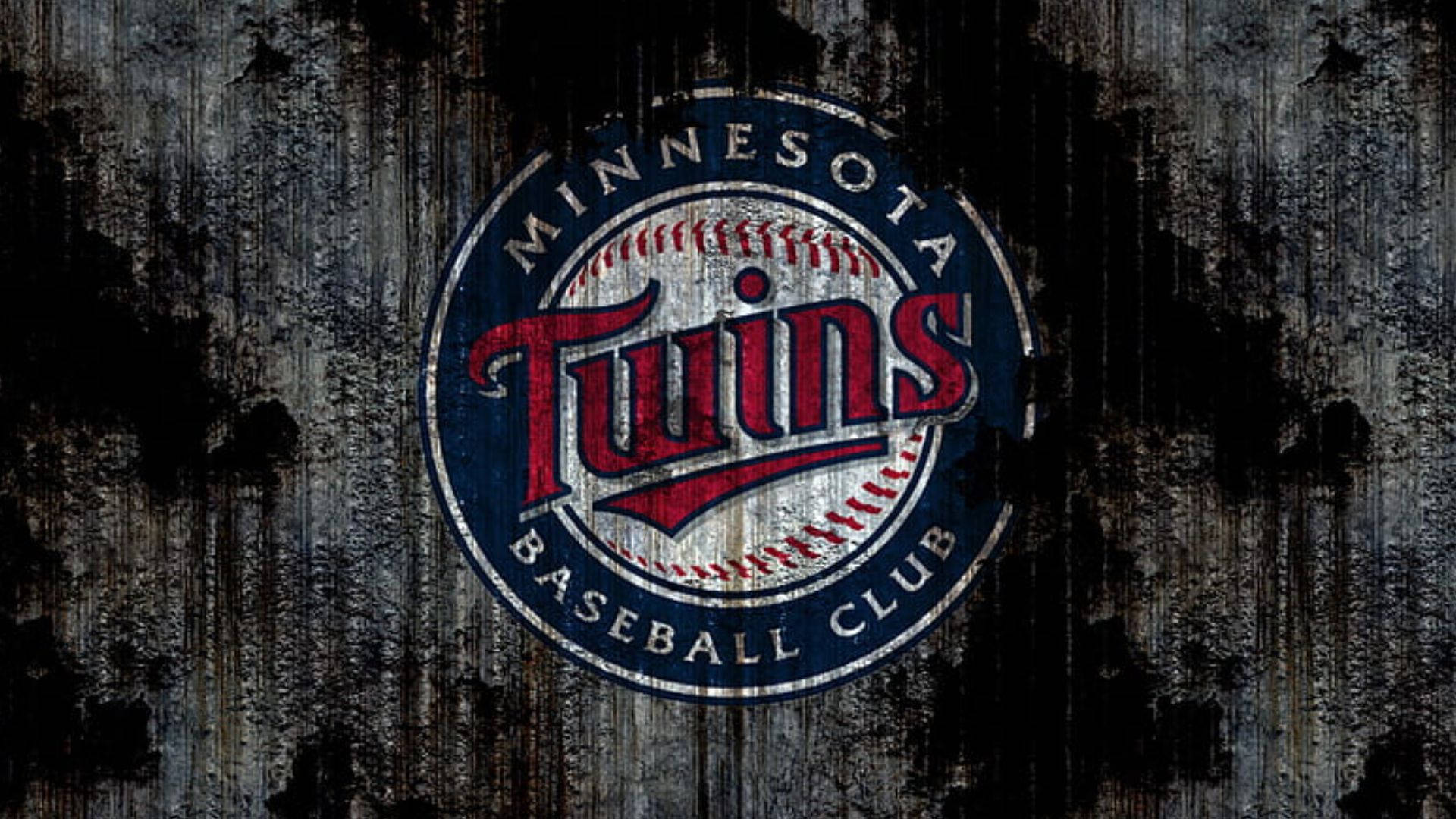 Rusty Minnesota Twins Logo Background