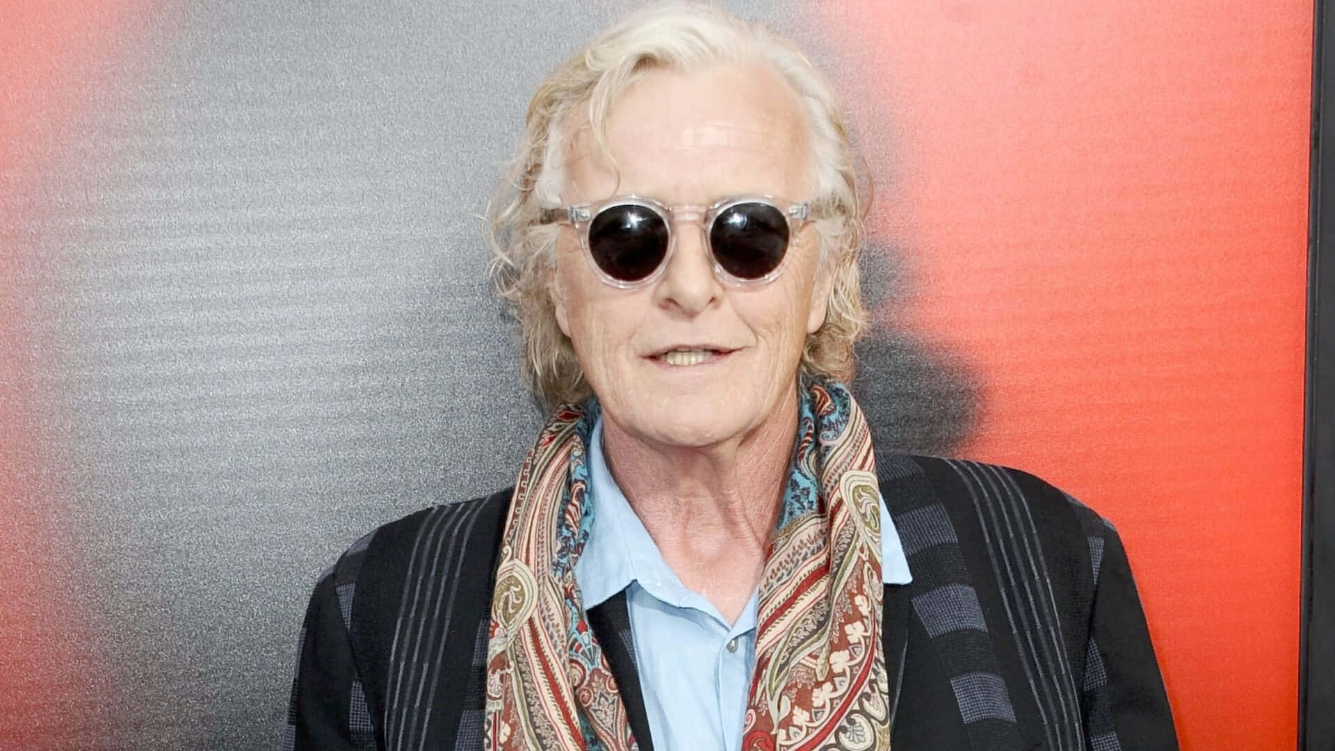 Rutger Hauer 3d Model Side Profile Smoking Background