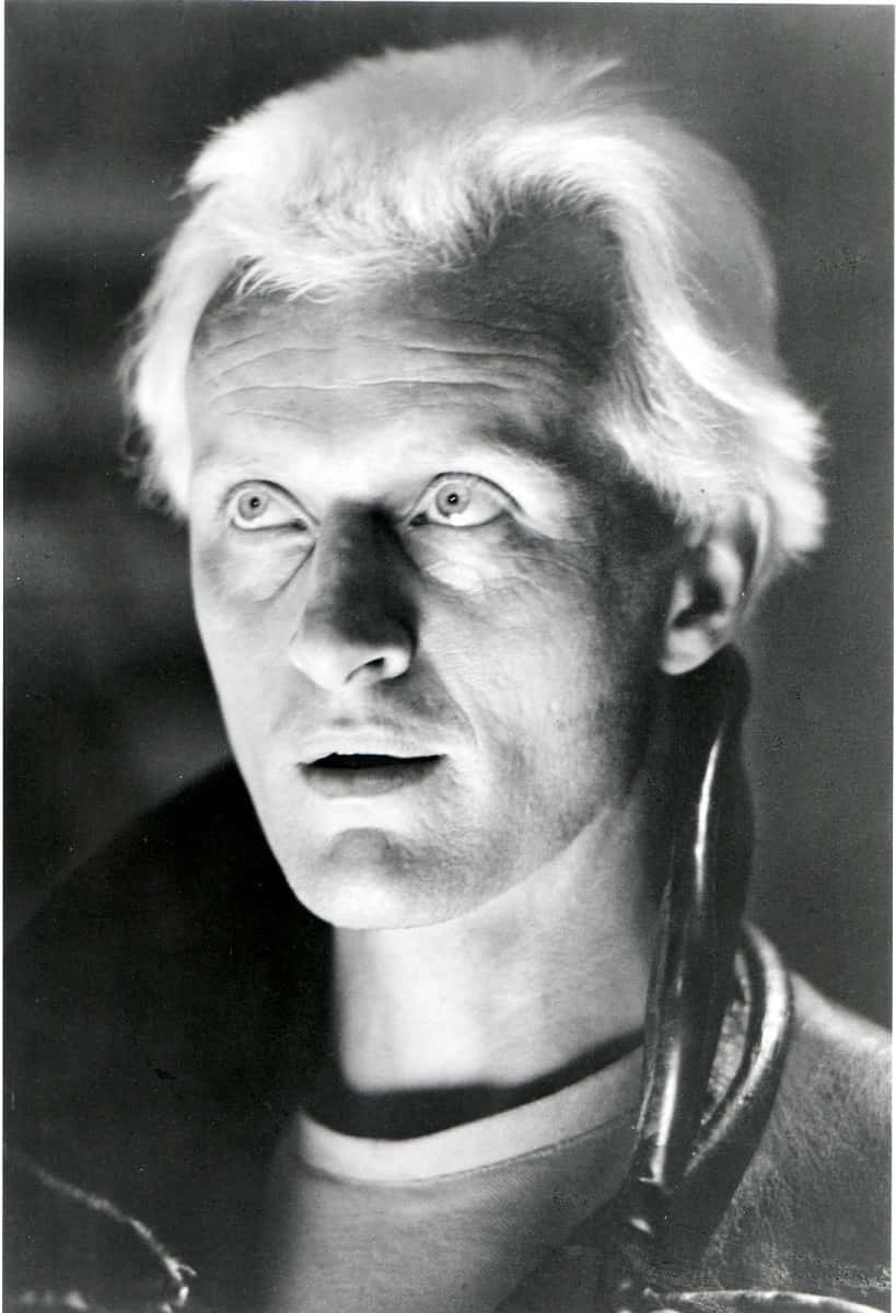 Rutger Hauer Black And White Photo Blade Runner Background