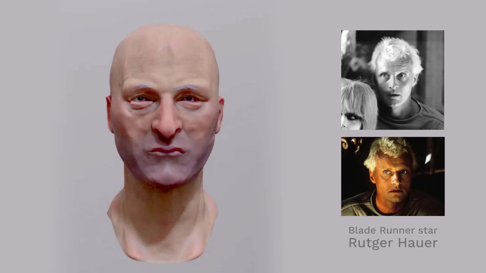 Rutger Hauer Blade Runner Star Sculpture Background