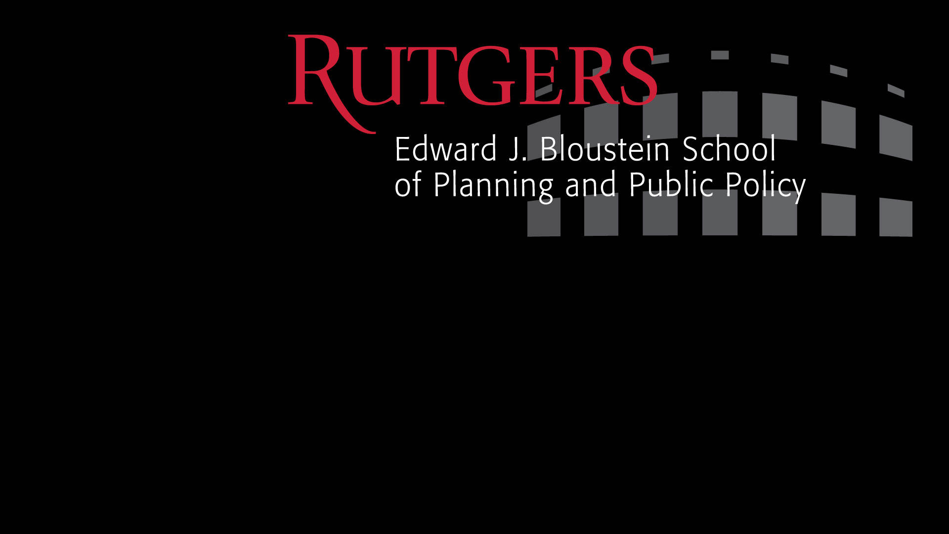 Rutgers Bloustein Logo