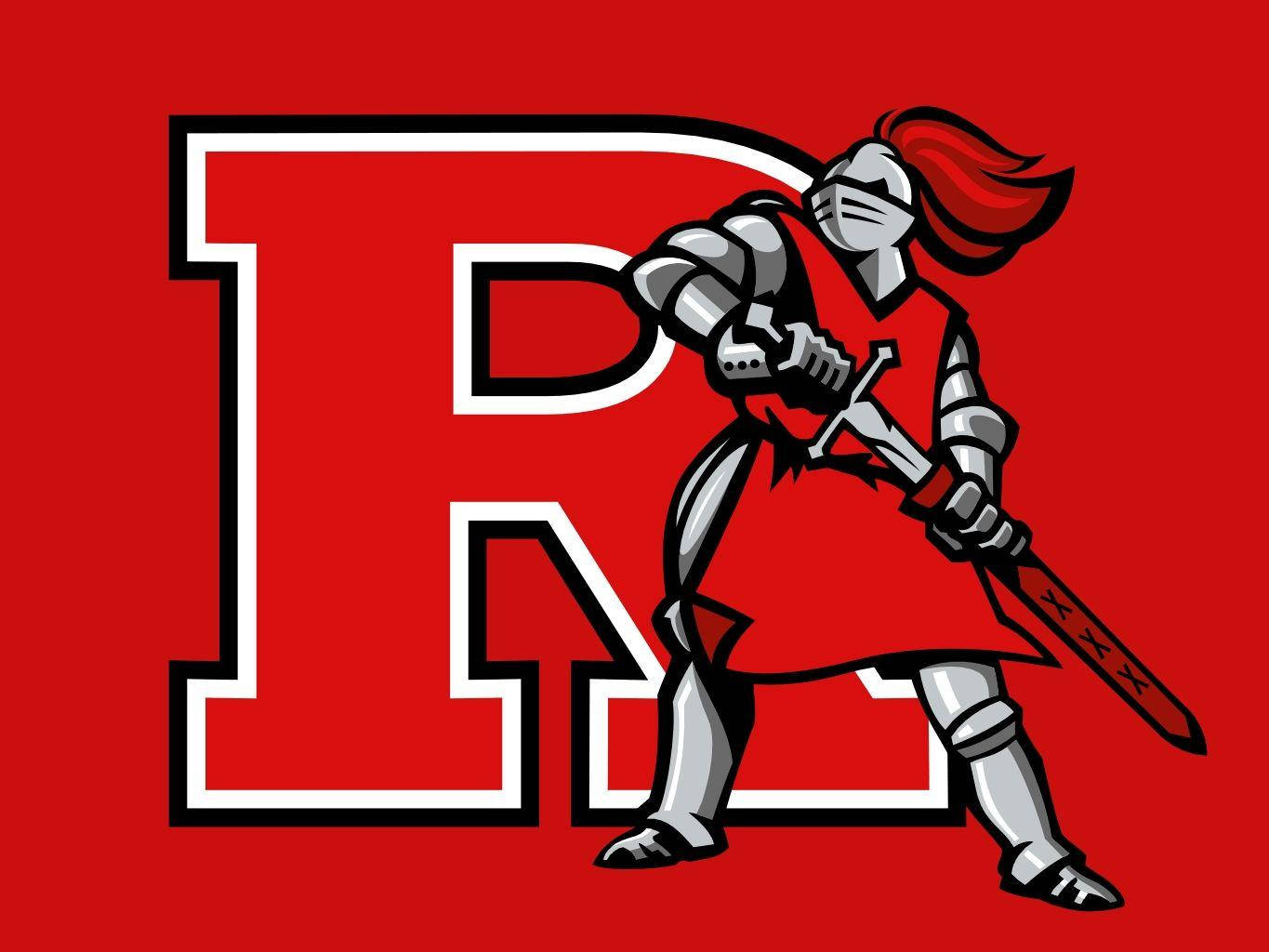 Rutgers Elaborate Knights Logo Background