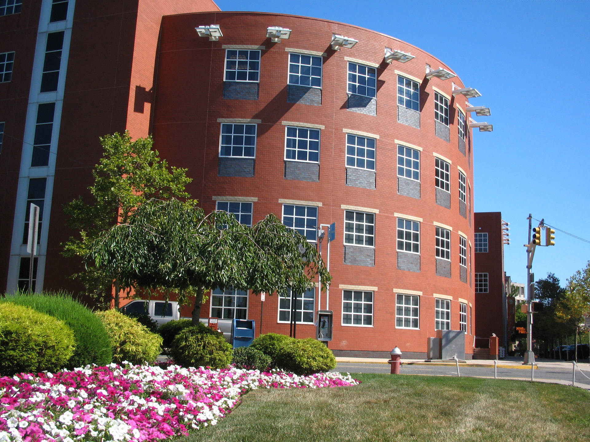 Rutgers Round Building Background