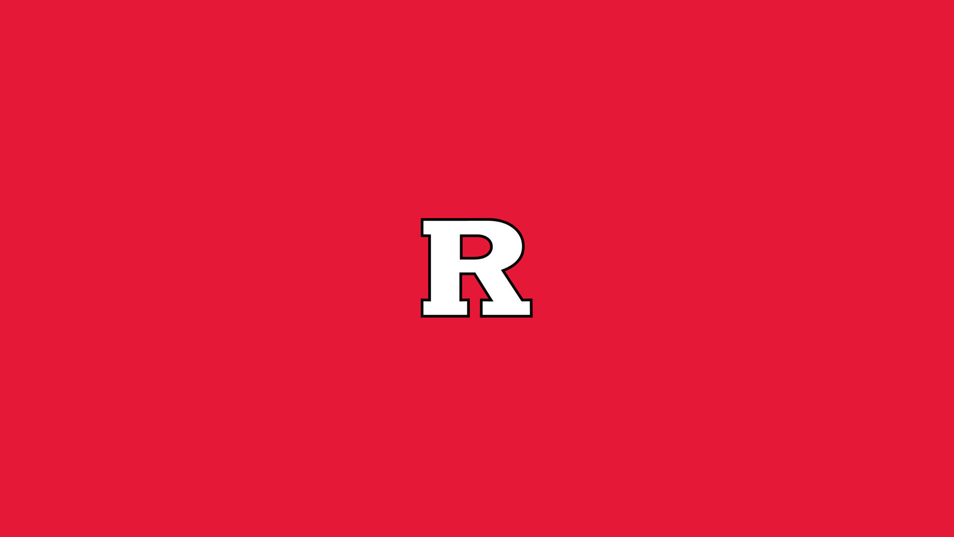 Rutgers White R Logo Background