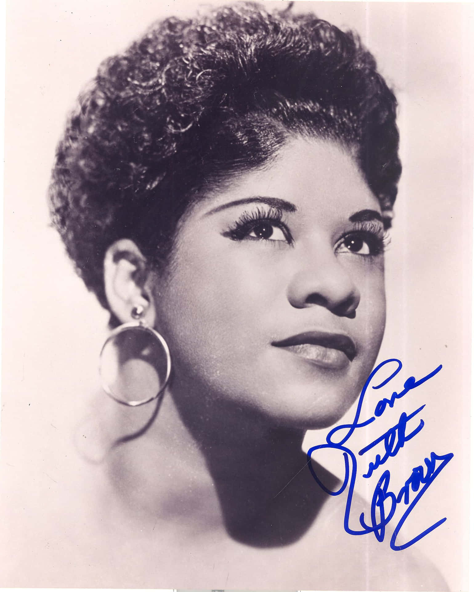 Ruth Brown Autograph Background