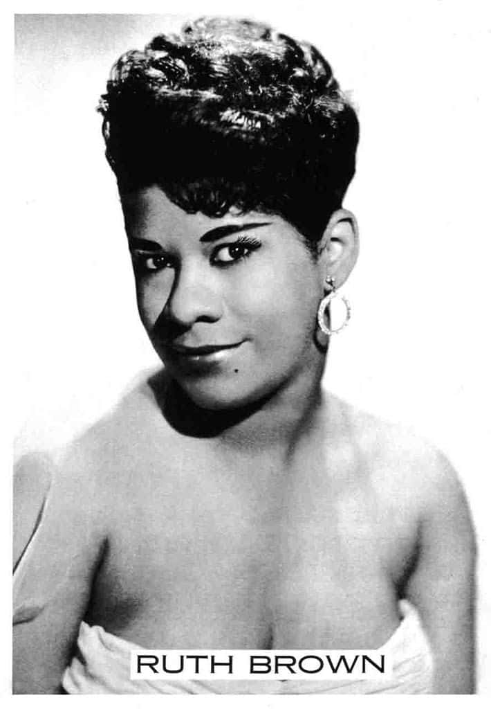 Ruth Brown Vintage Portrait Background