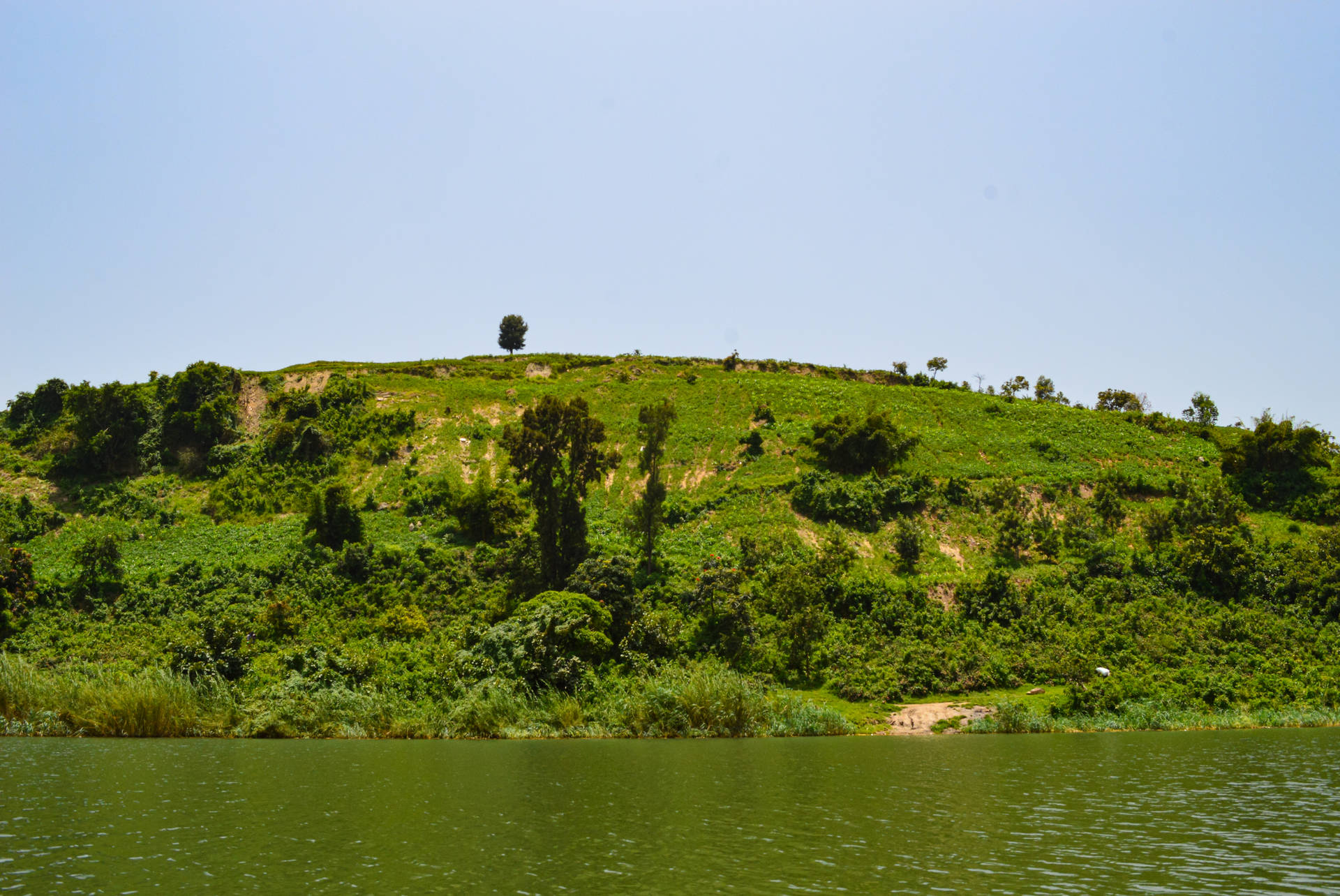 Rwanda Green Hill Background