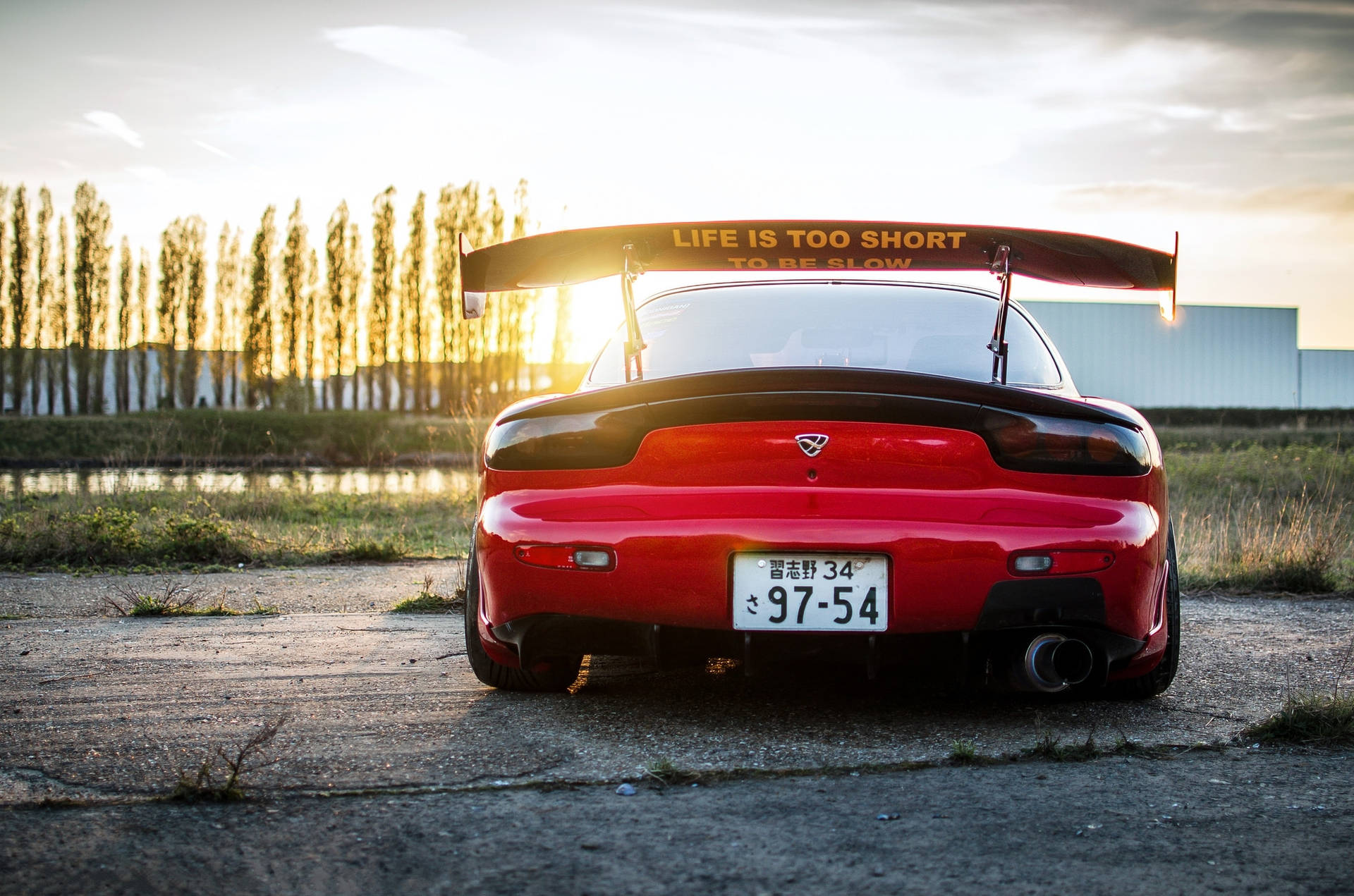 Rx7 Rear Wing Background