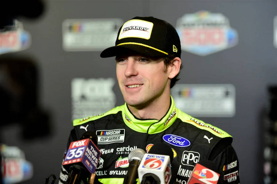 Ryan Blaney Press Interview Background