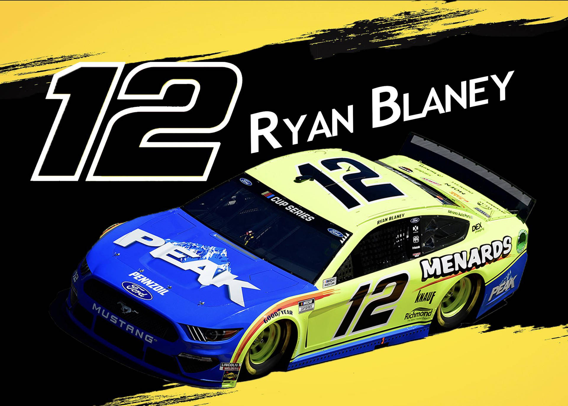 Ryan Blaney Race Car 12