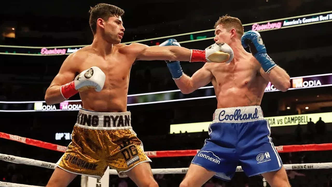 Ryan Garcia Exhibits Fearless Flyweight Form Background