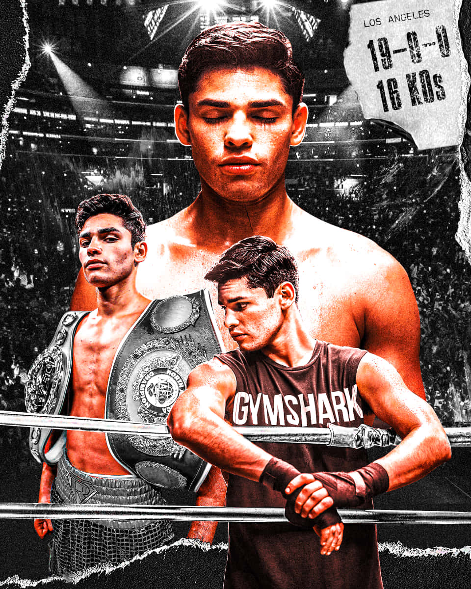 Ryan Garcia Poster With Record Background
