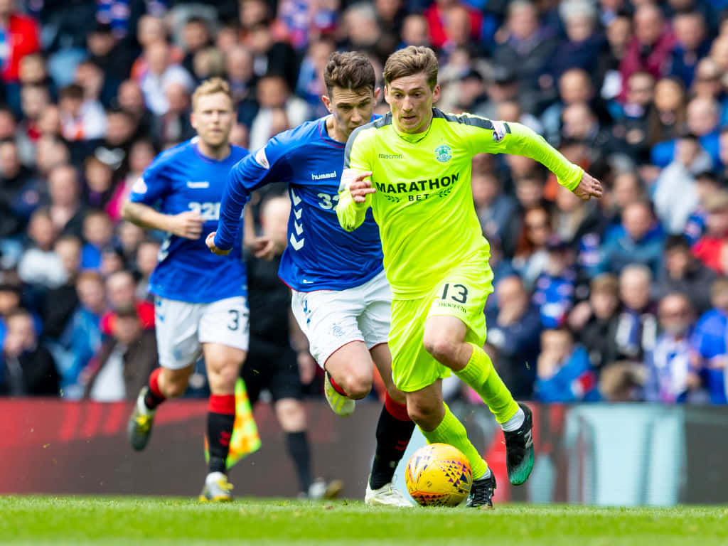 Ryan Gauld Football Match Action Background