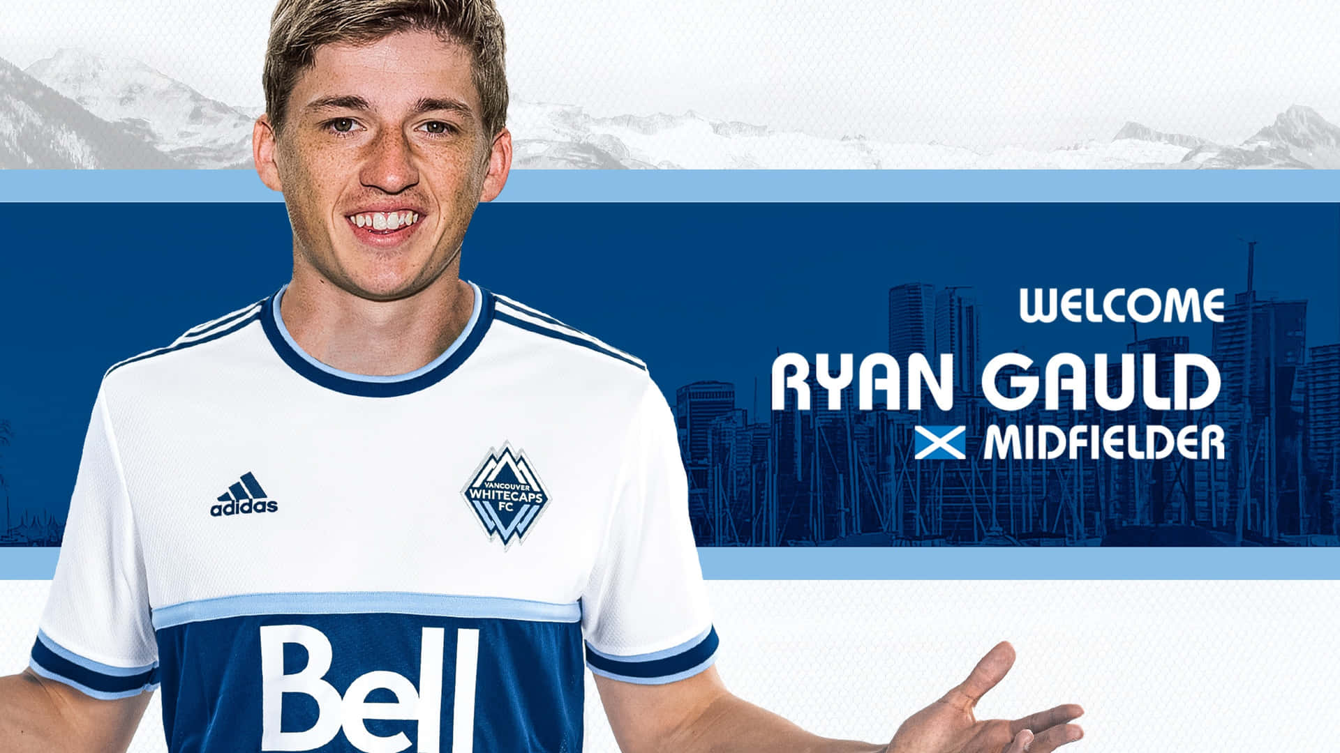Ryan Gauld Welcome Whitecaps Midfielder Background