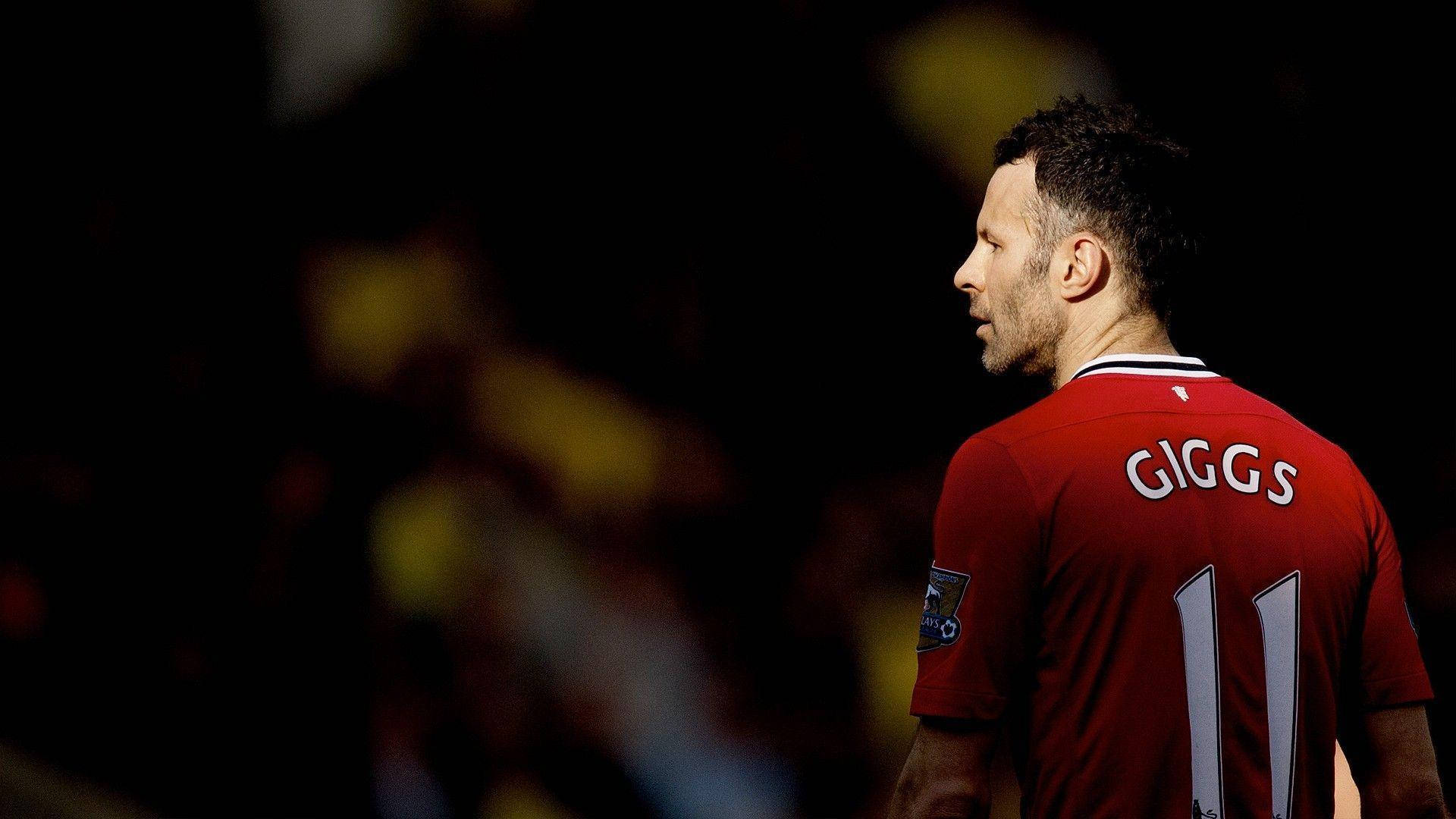 Ryan Giggs Red Jersey 11 Background