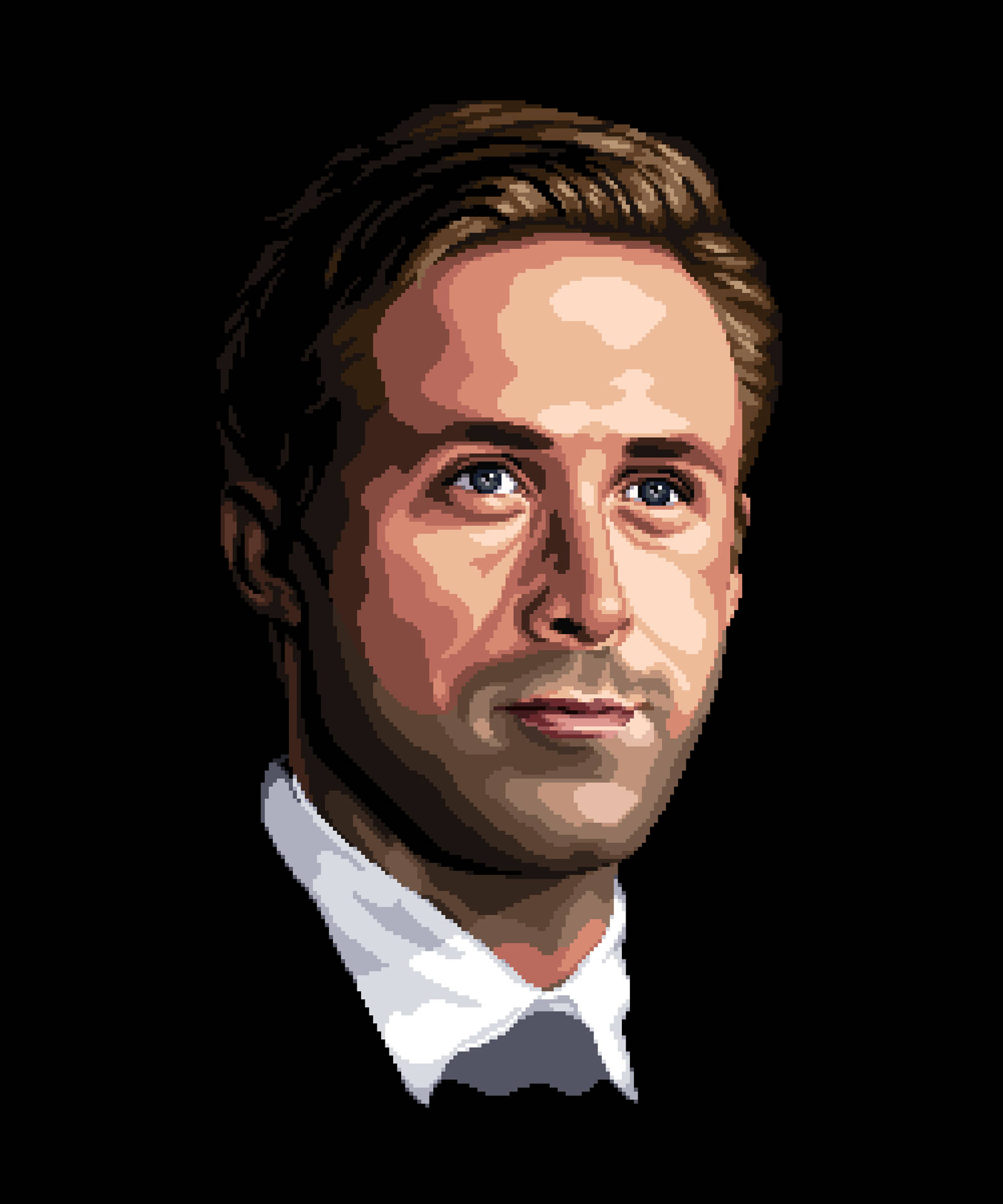 Ryan Gosling Digital Painting Background