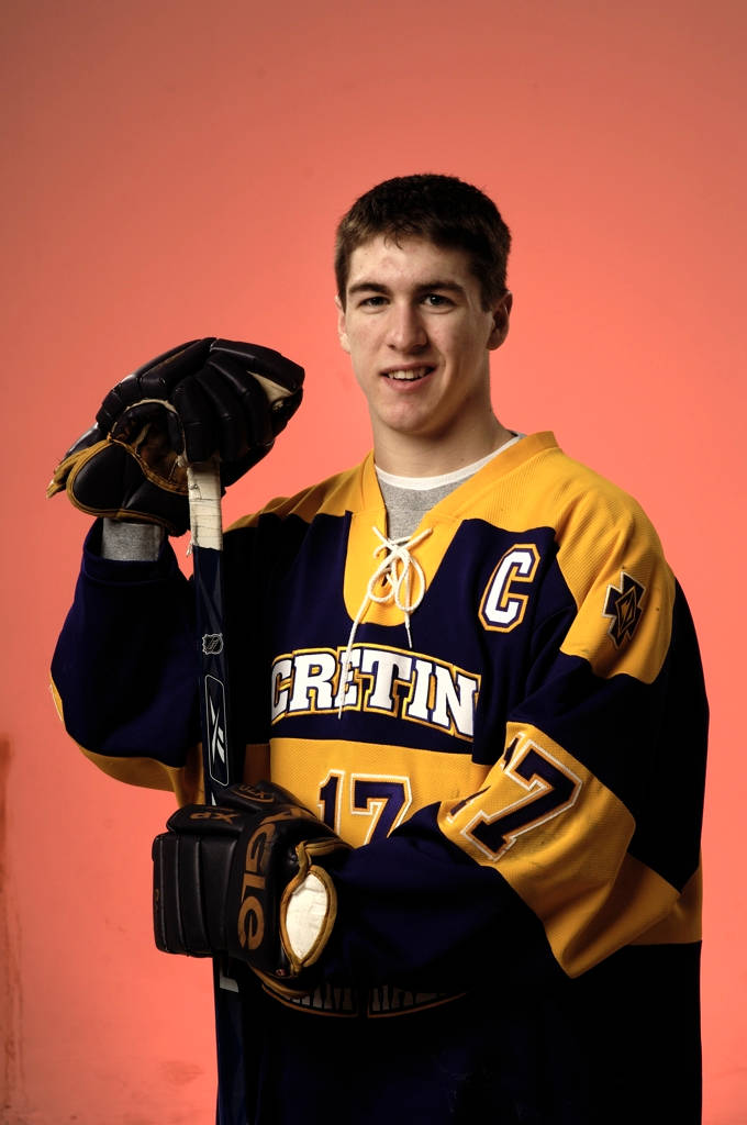 Ryan Mcdonagh Ice Hockey Player Portrait Background