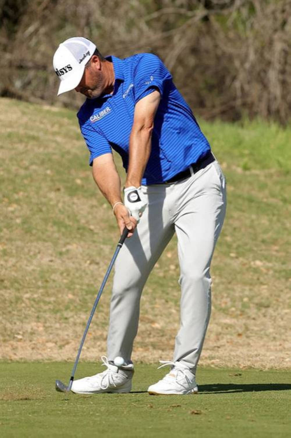 Ryan Palmer About To Swing Background