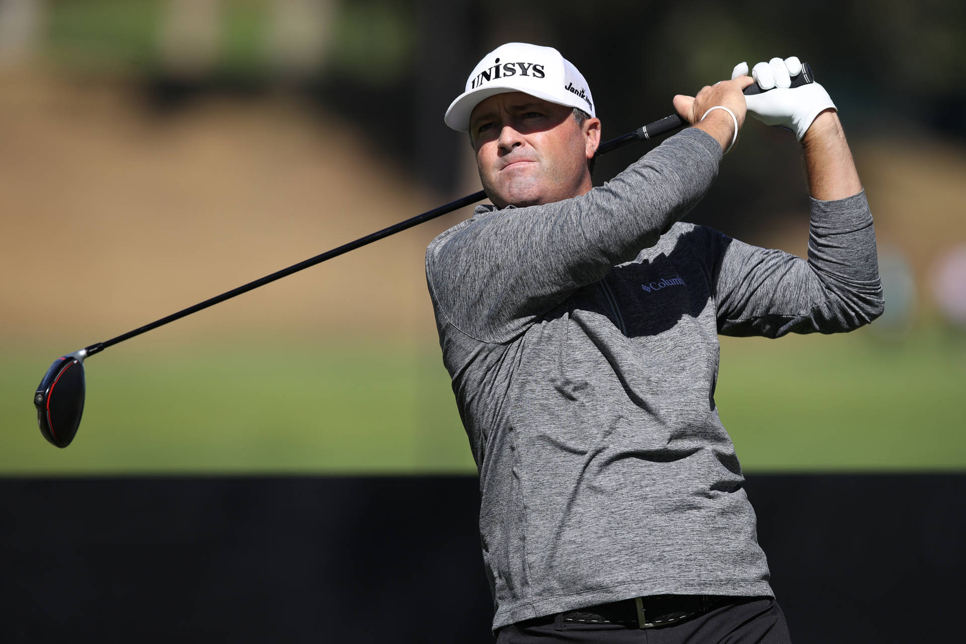 Ryan Palmer Looking Into Distance Background