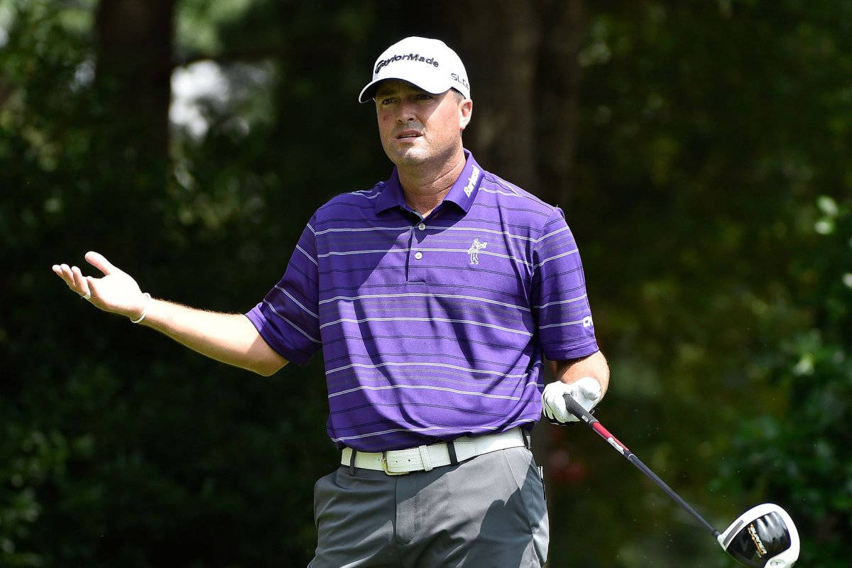 Ryan Palmer With Arms Out Background