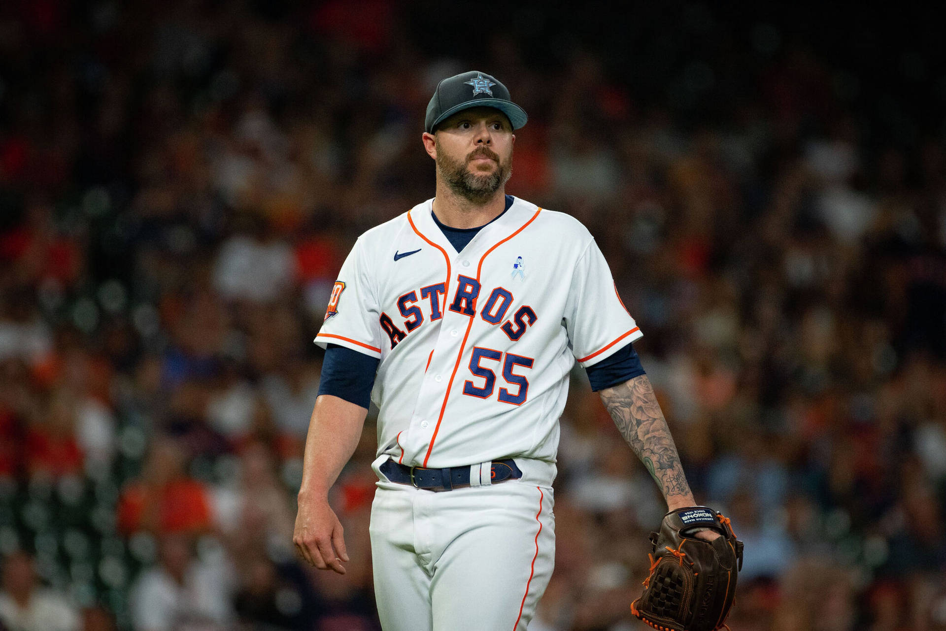 Ryan Pressly Arm Tattoo Background