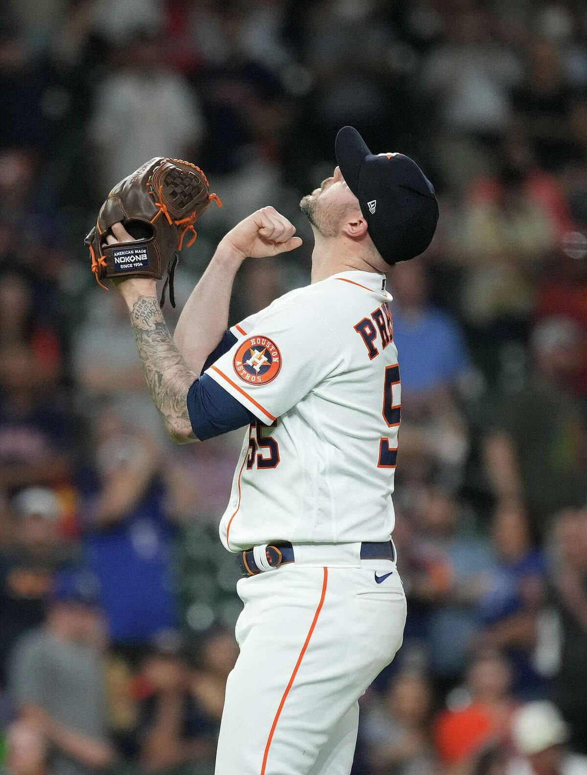 Ryan Pressly Celebrating