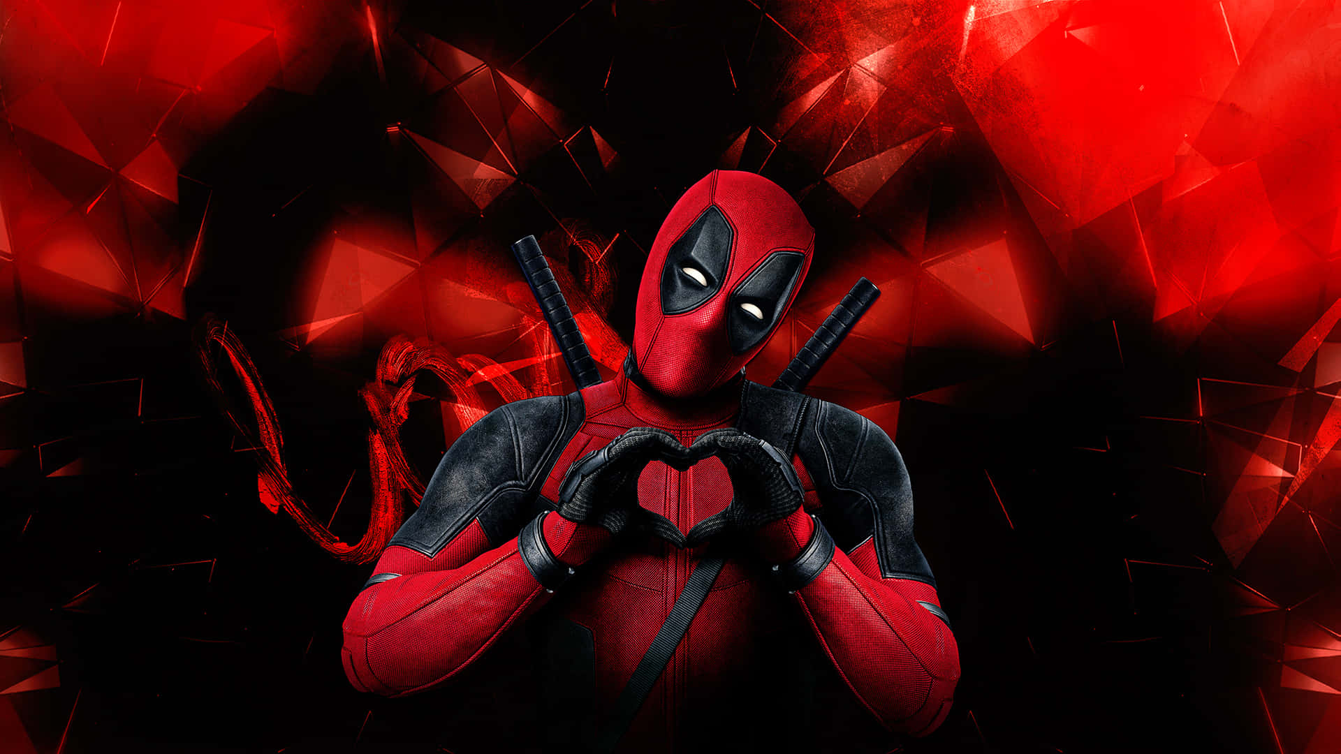 Ryan Reynolds As Deadpool Ready For The Battle Background