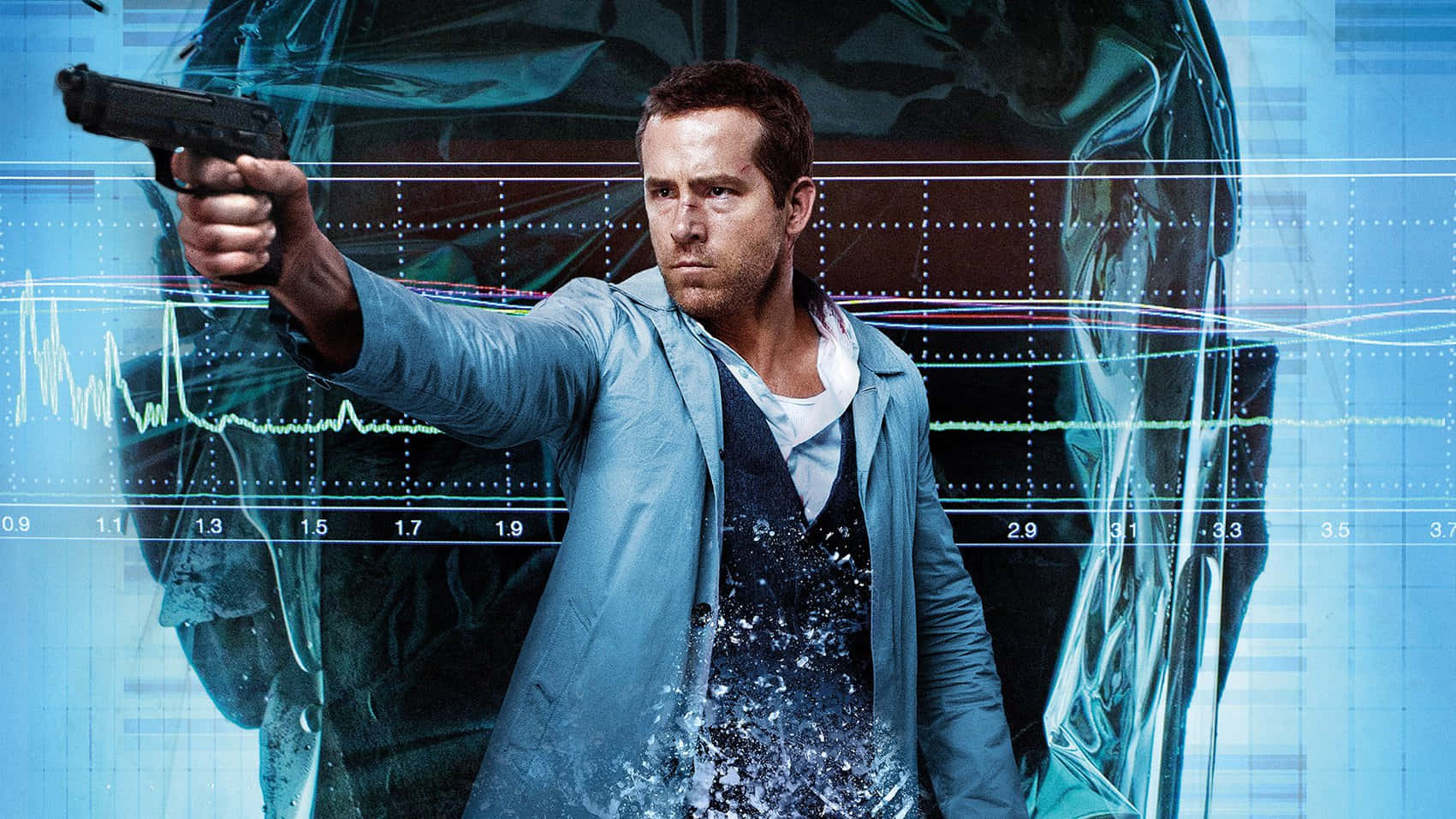 Ryan Reynolds In Selfless Movie Background