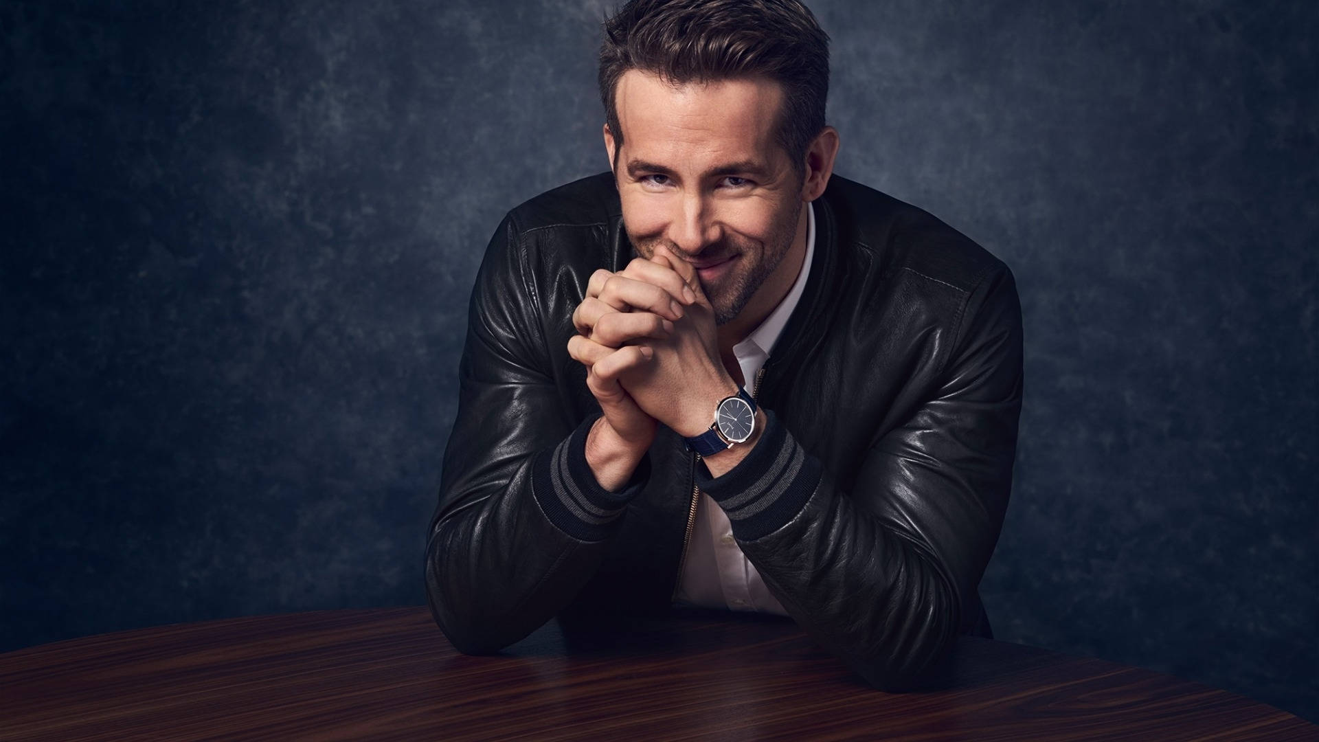 Ryan Reynolds Leather Jacket Background