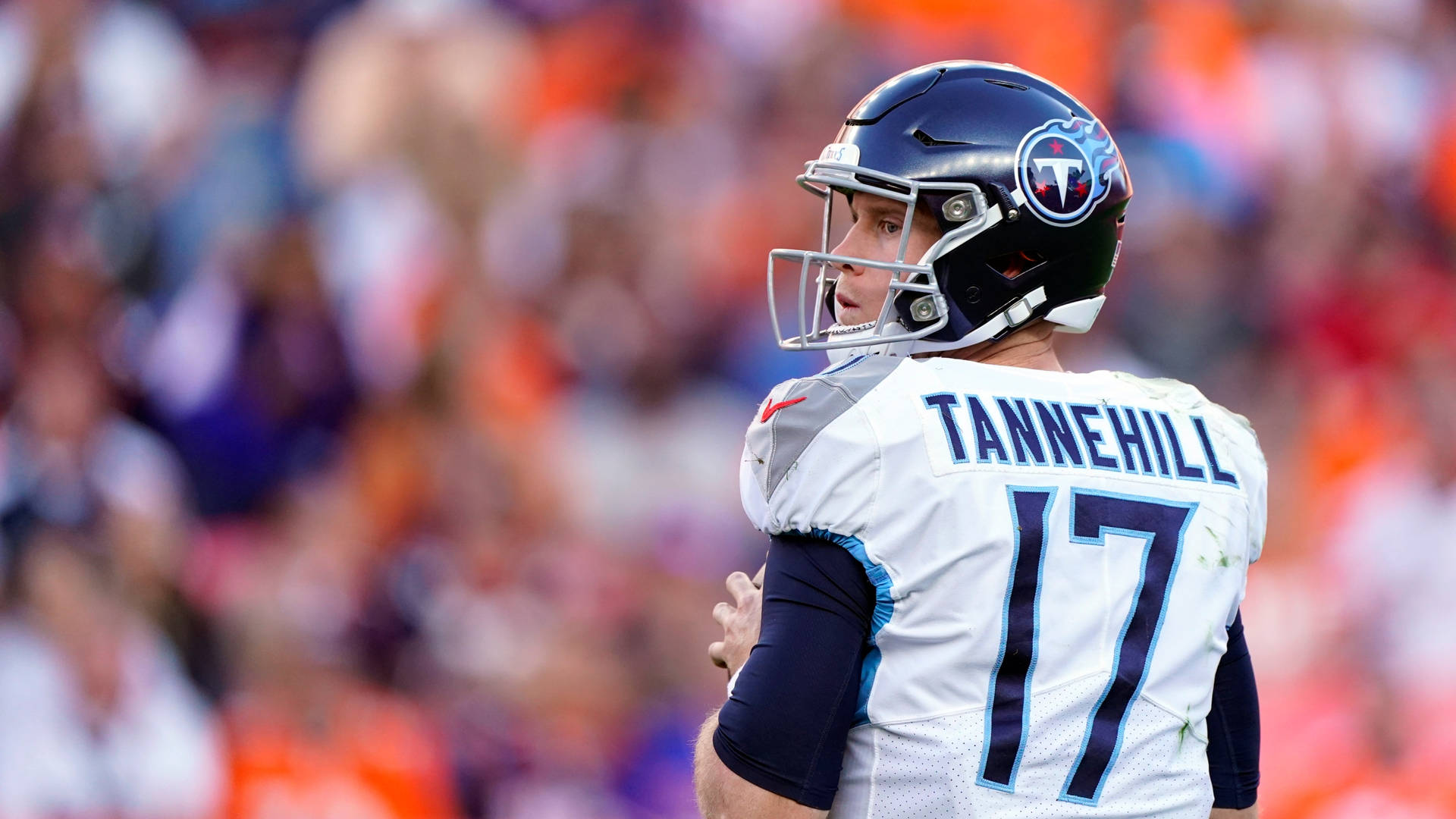 Ryan Tannehill Tennessee Titans Nfl Quarterback Background