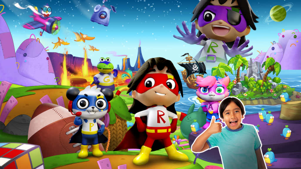 Ryans World Full Of Toys Background