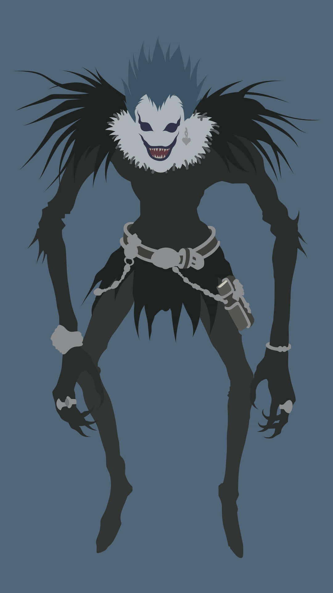 Ryuk Death Note Character Silhouette Background