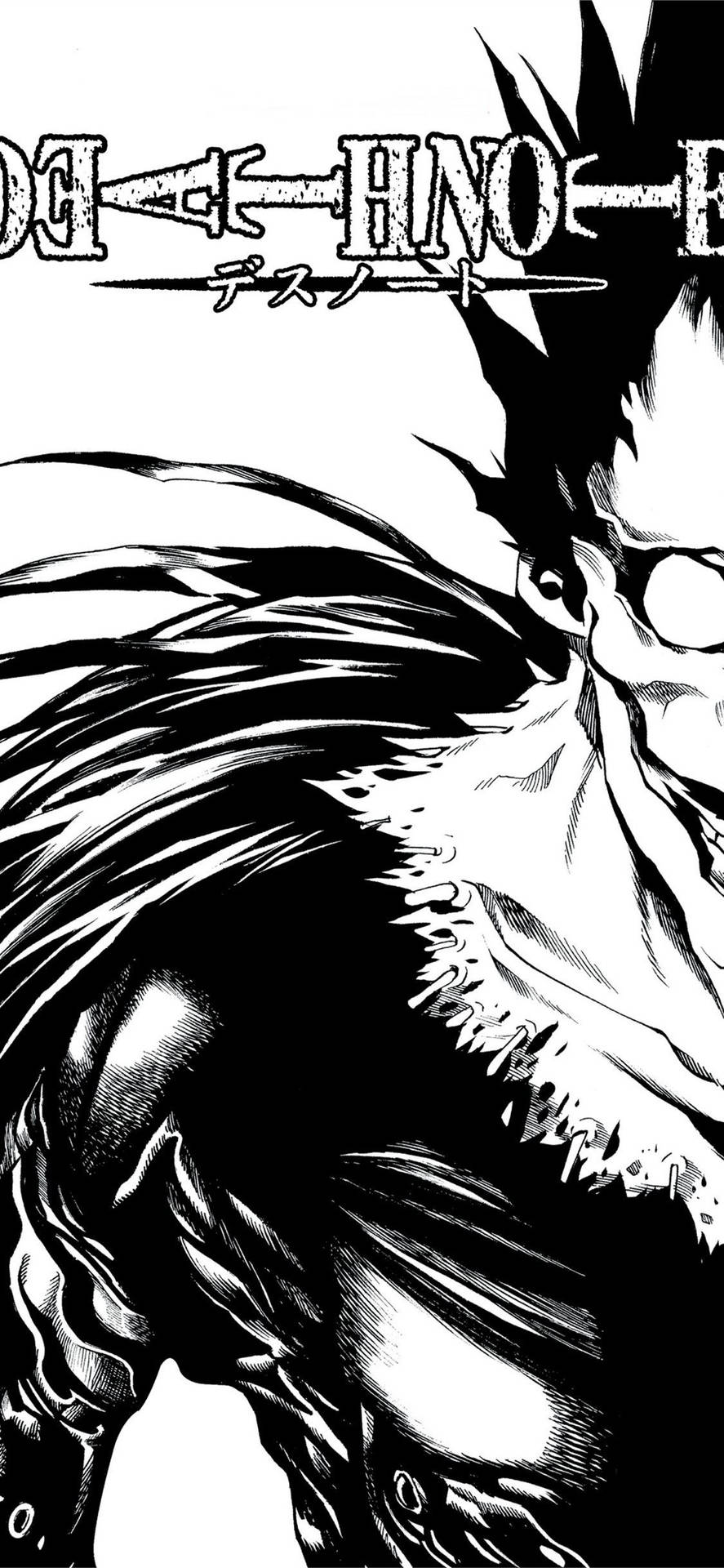 Ryuk From Book 1 Of Death Note Iphone Background