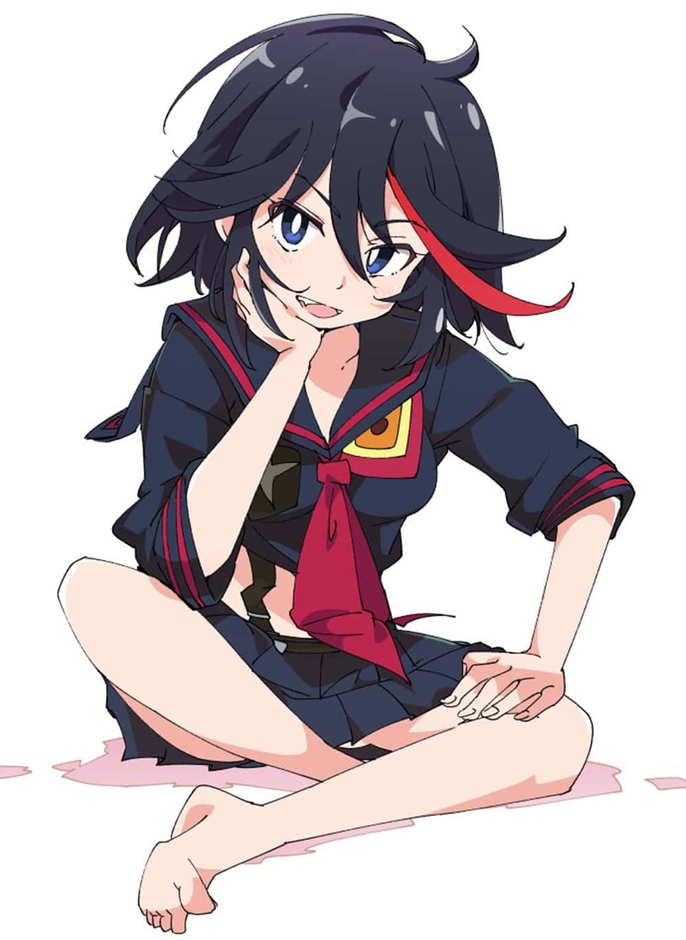 Ryuko Matoi In A Fierce Battle Pose