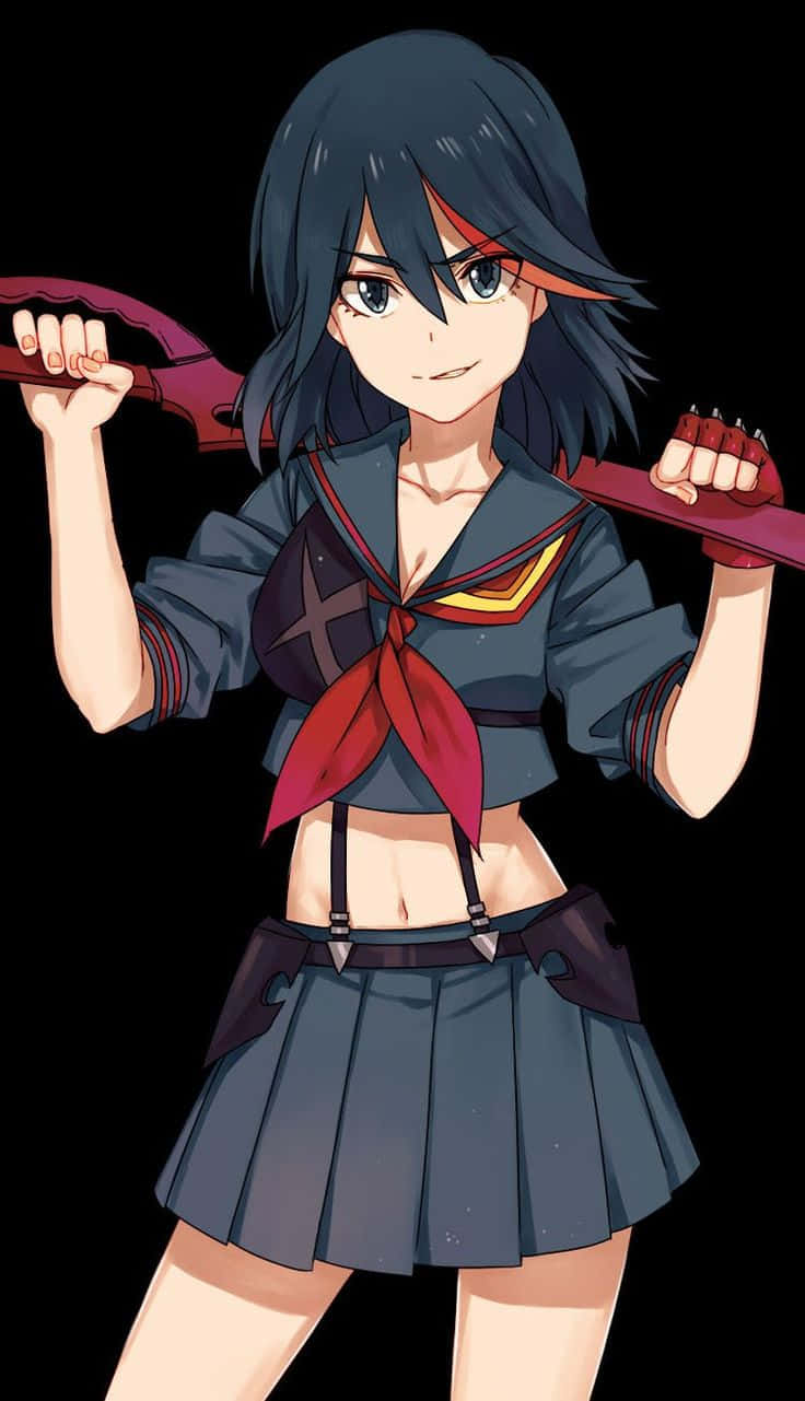 Ryuko Matoi In Battle Stance