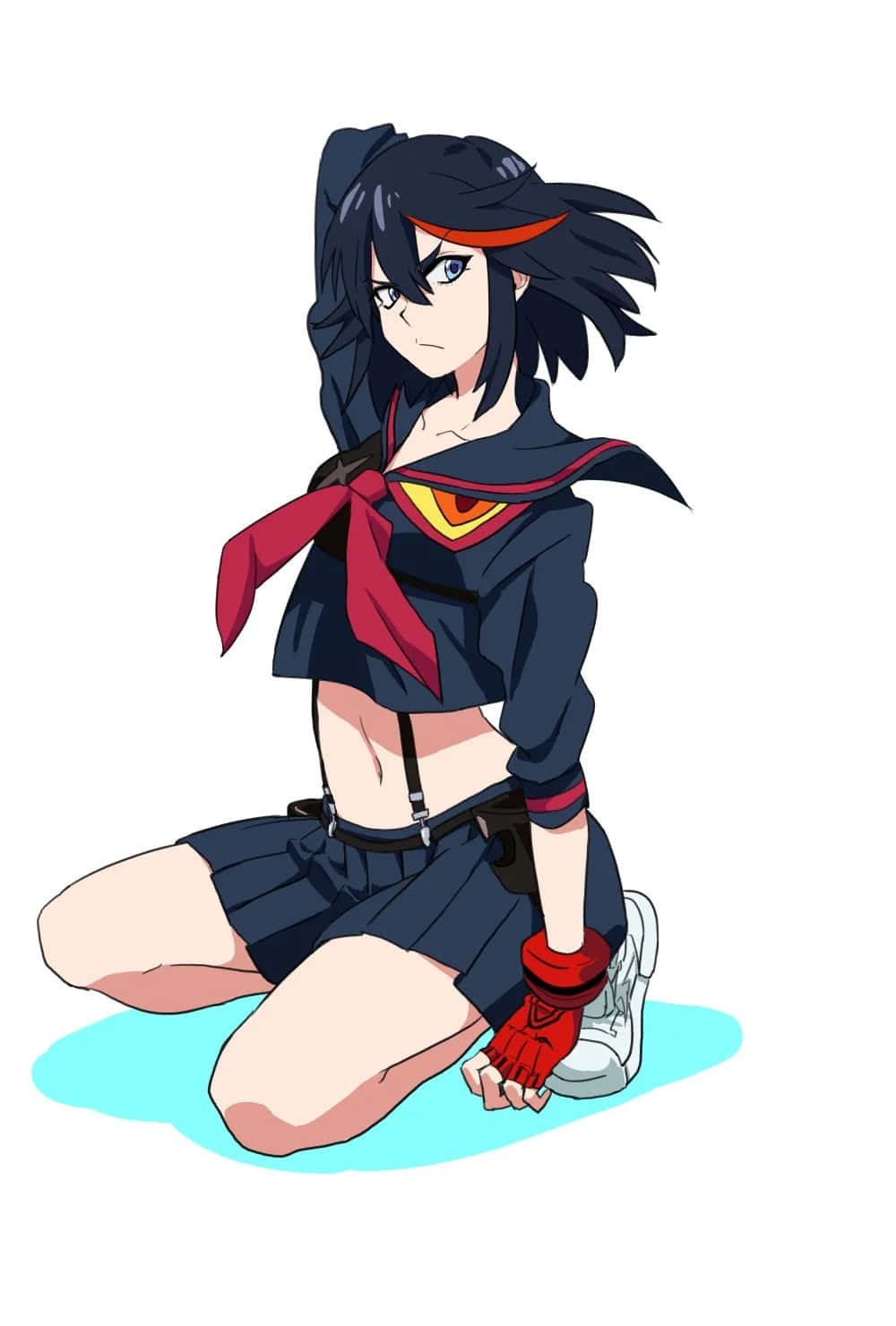 Ryuko Matoi, The Fierce Fighter In Her Iconic Senketsu Outfit Background