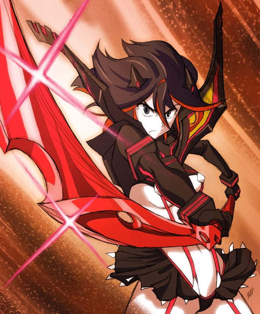 Ryuko Matoi - Unleashing Her Power Background