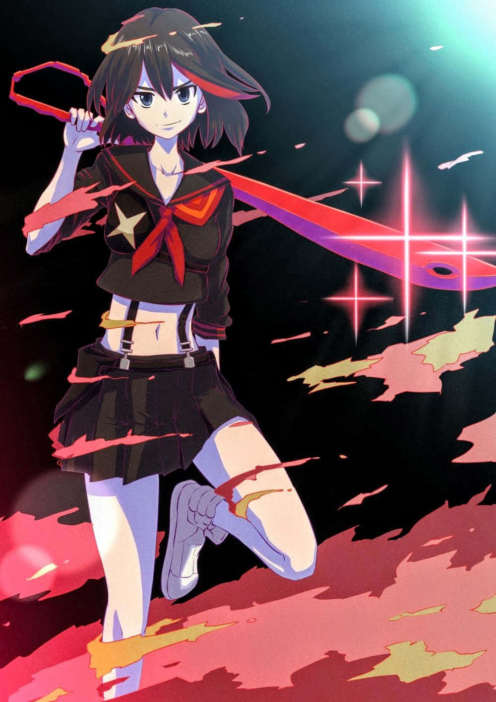 Ryuko Matoi Unleashing Power In Battle