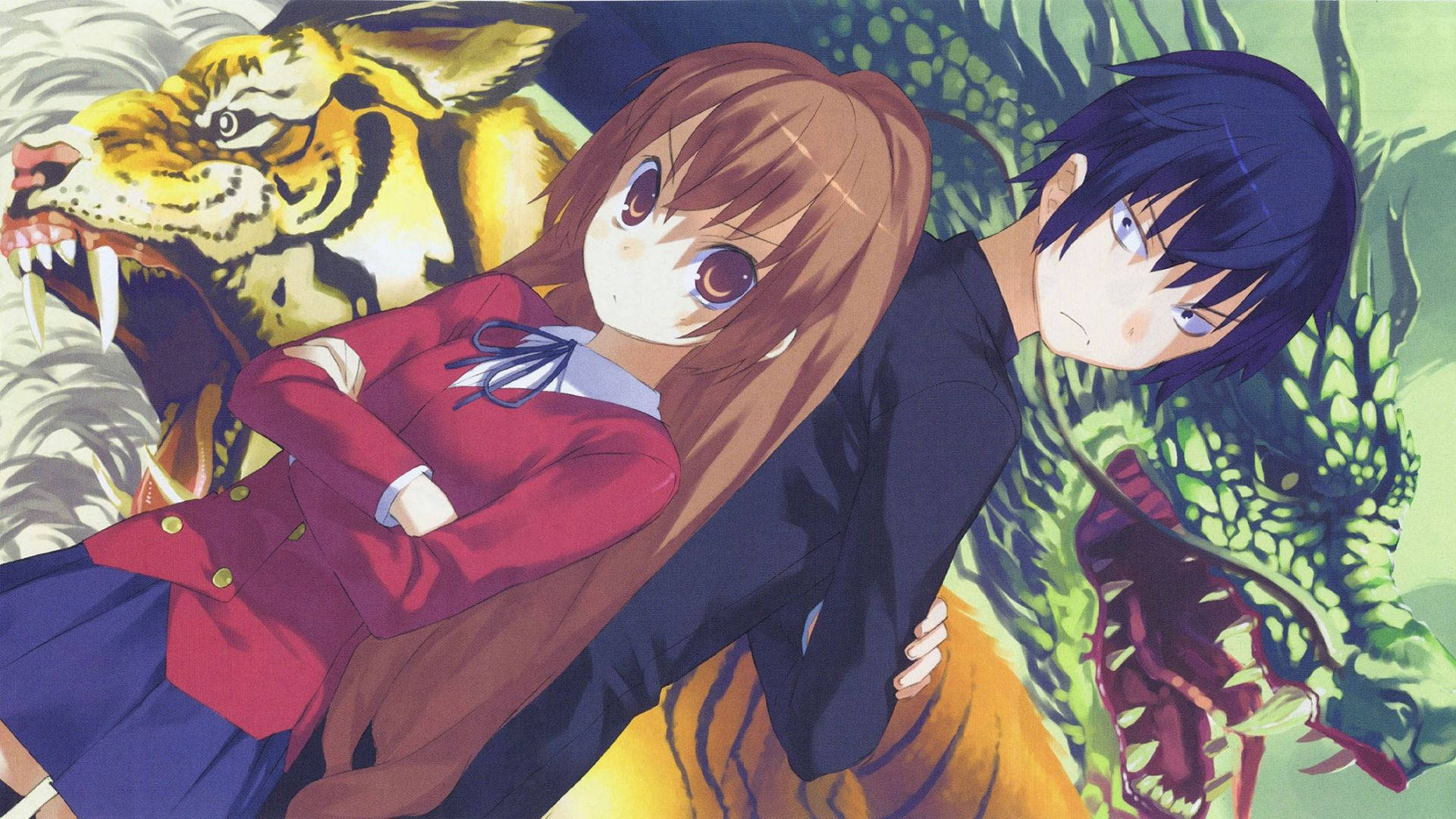 Ryuuji And Taiga - Toradora Background