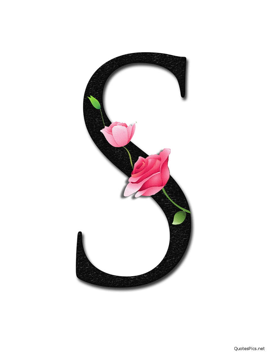 S With Flowers