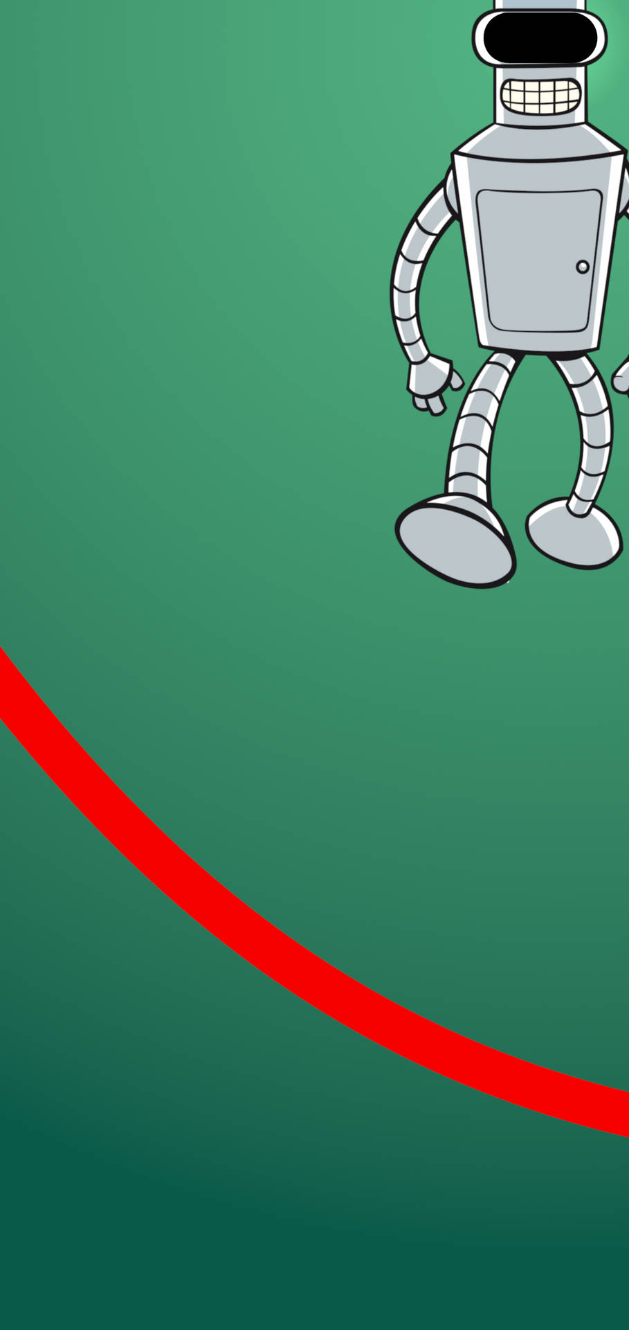 S10 Futurama Robot Bender Galaxy Cover Background