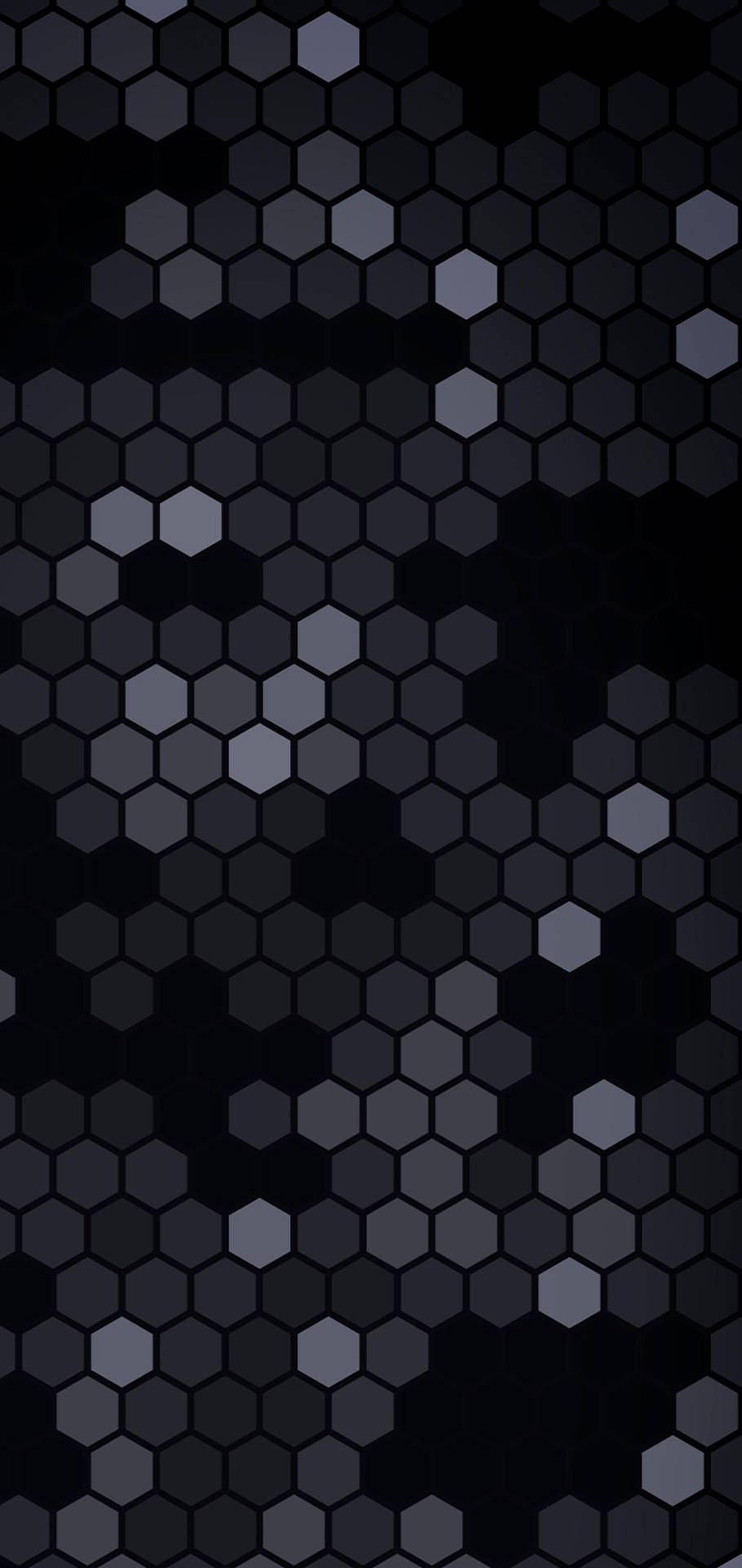 S10+ Hexagon Black Abstract Background