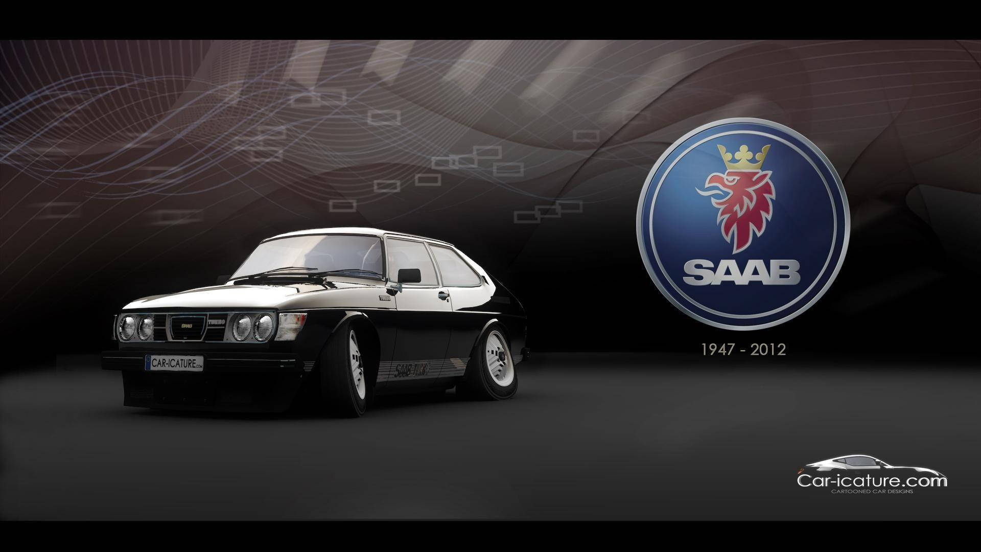 Saab Car Company Poster Background