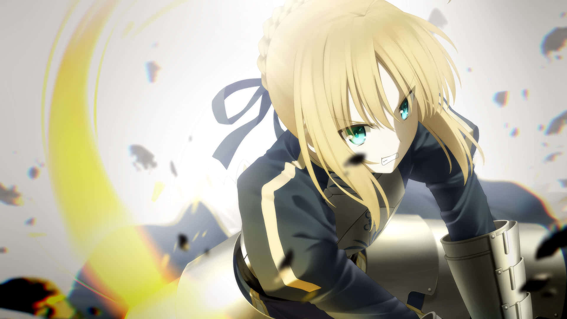 Saber Fate Stay Night Striking Background