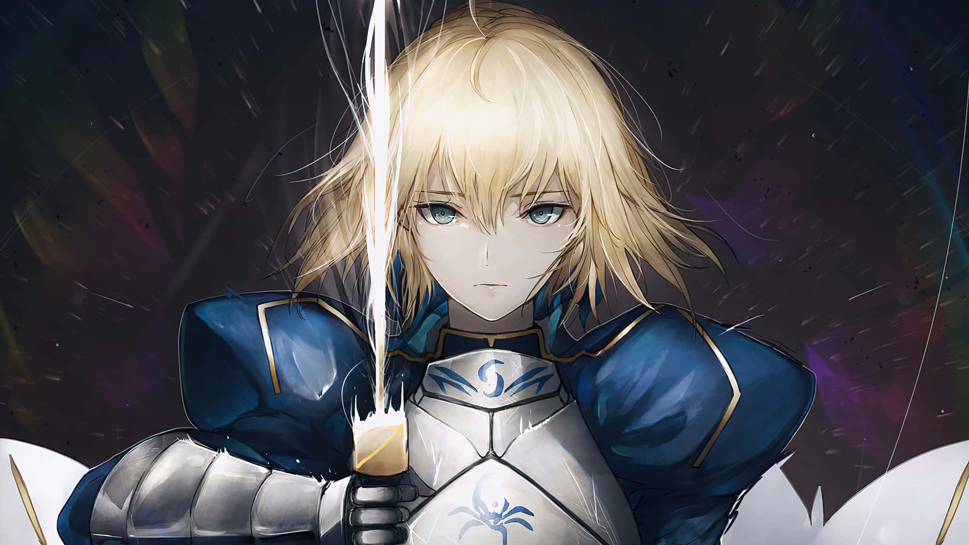 Saber Fate Stay Night Summoning Sword Background