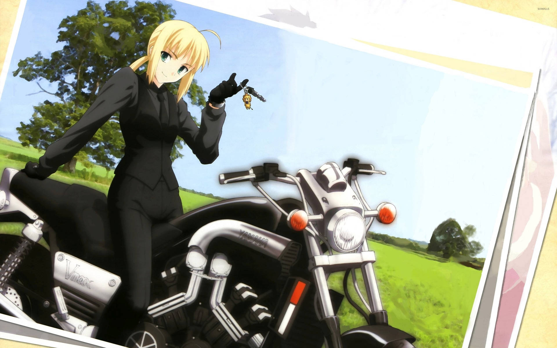 Saber From Fate Zero Riding Background