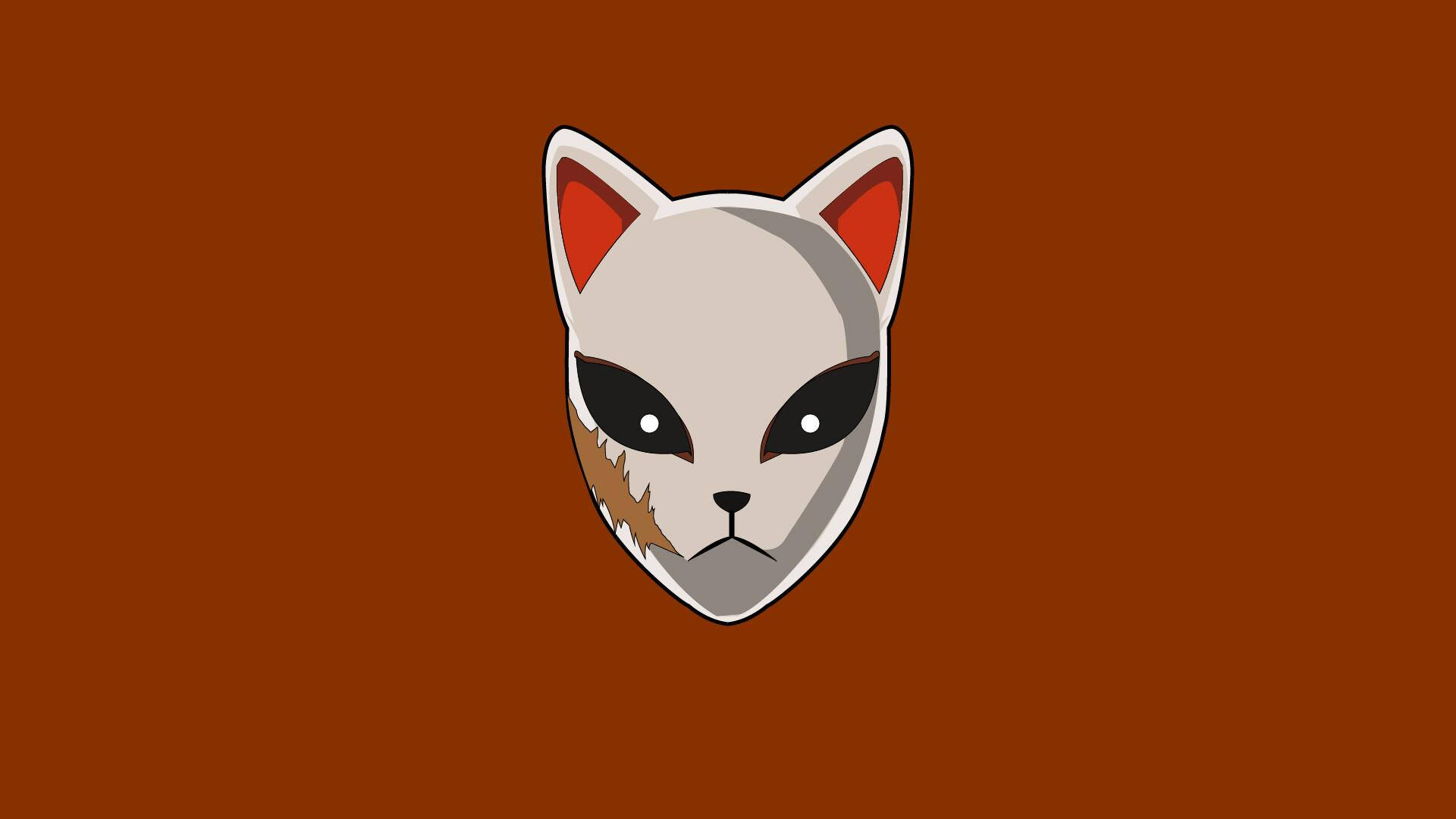 Sabito Cat Mask Background