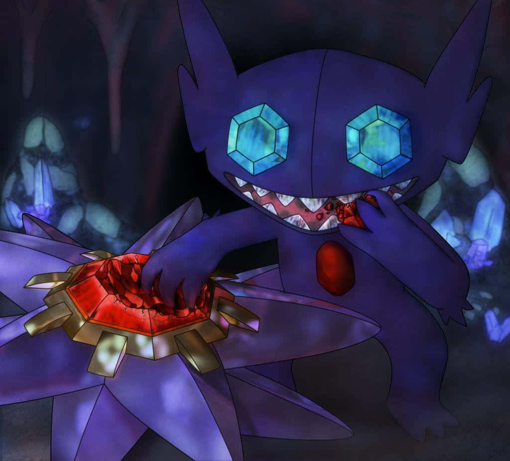 Sableye Eating