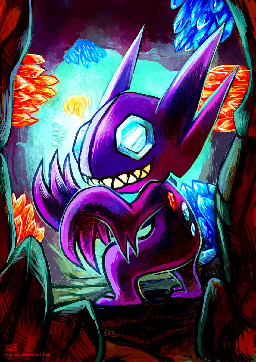 Sableye Inside A Cave