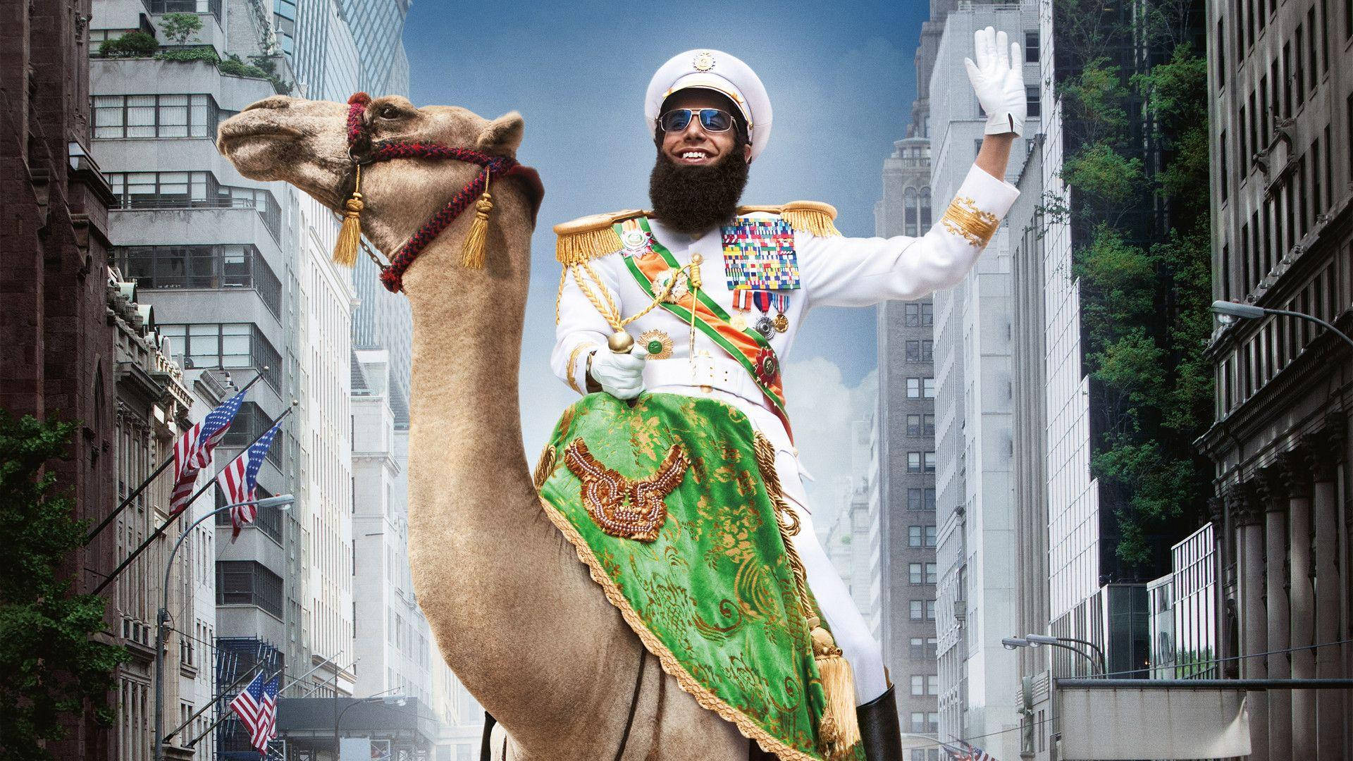 Sacha Baron Cohen Aladeen With Camel